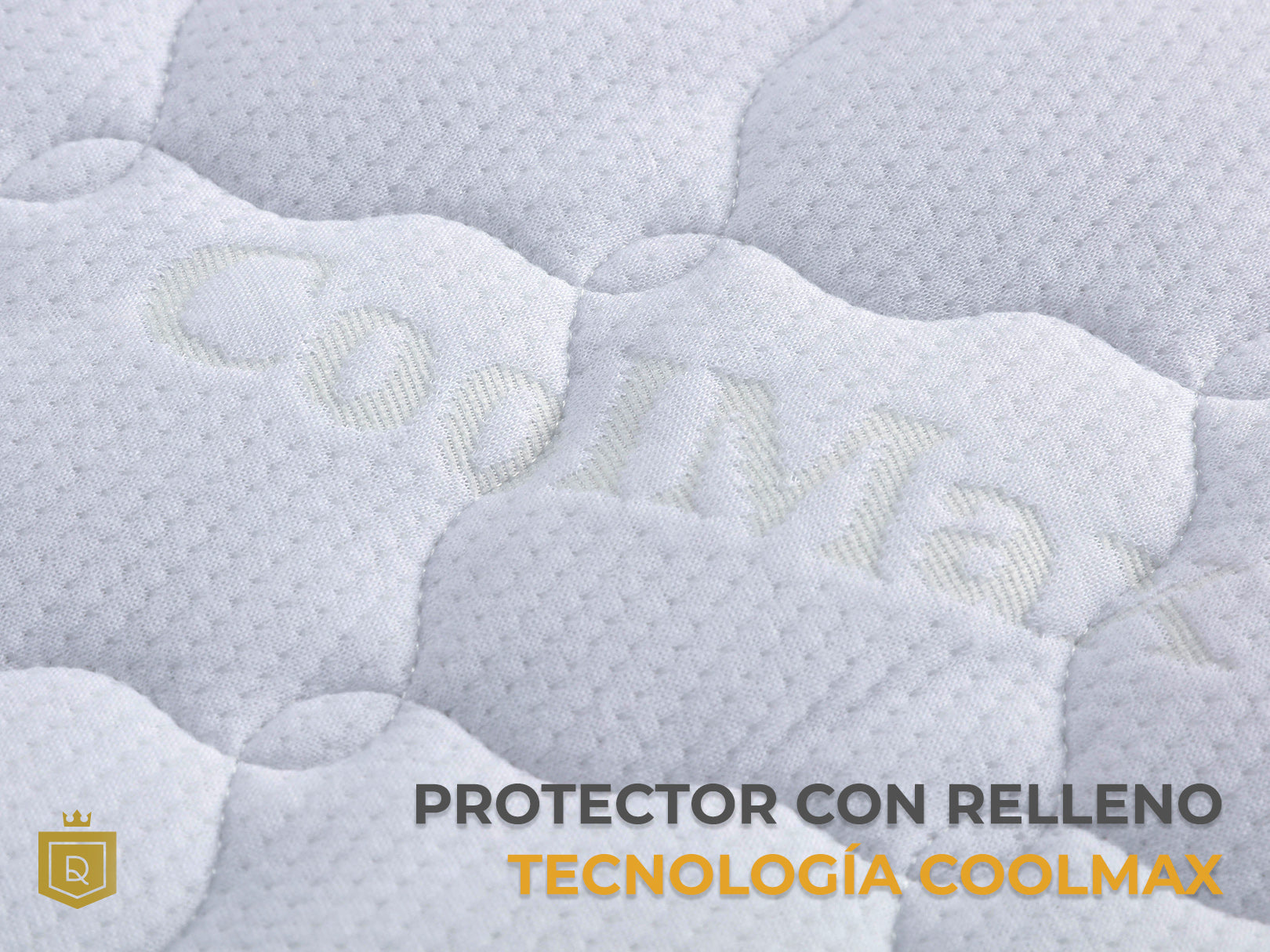 PROTECTOR DE COLCHÓN COOLMAX ACOLCHADO