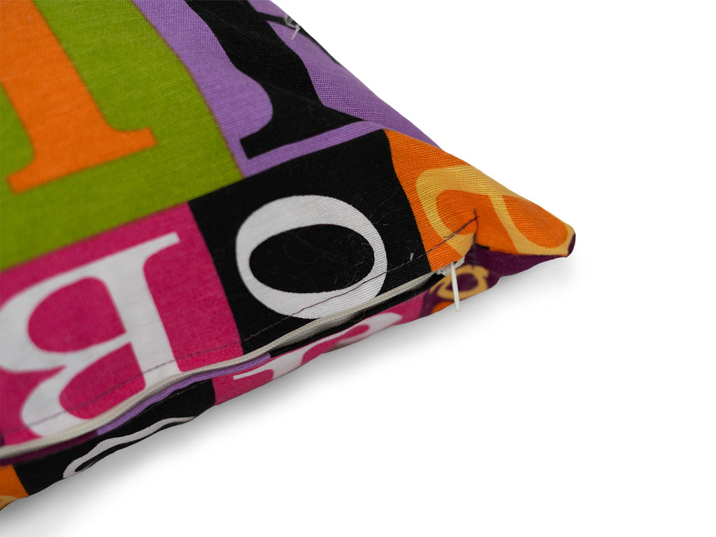 COJÍN LETRAS Y COLORES