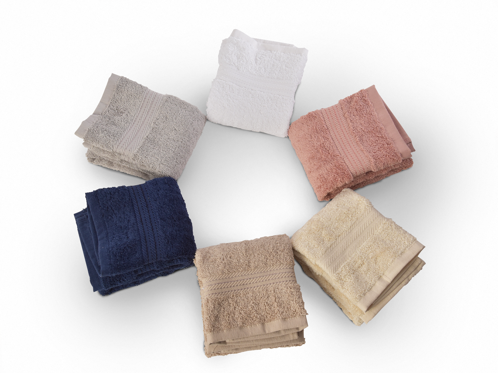 TOALLA FACIAL VARIEDAD DE COLORES