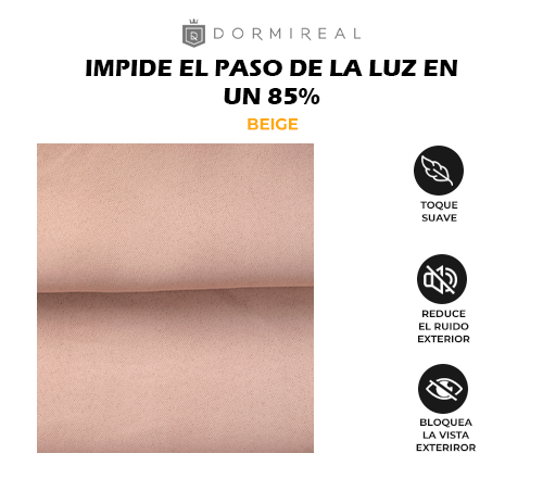 CORTINA ENERGY SAVER BEIGE DE PRESILLA