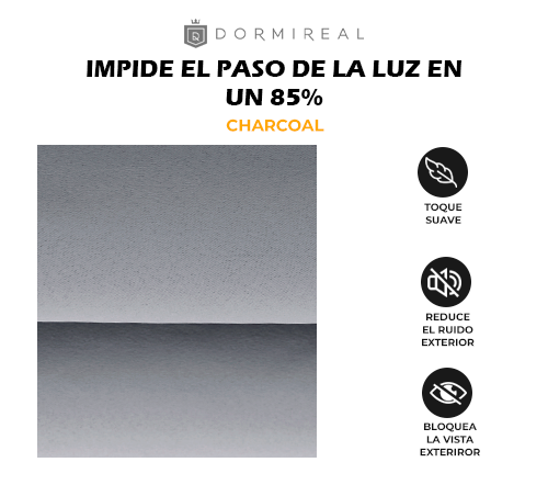CORTINA ENERGY SAVER CHARCOAL DE ARGOLLAS