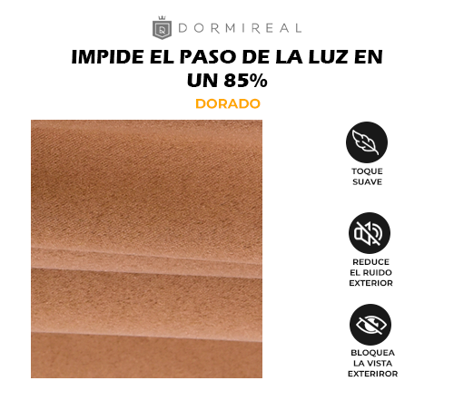 CORTINA BLACKOUT GOLD DE PRESILLA