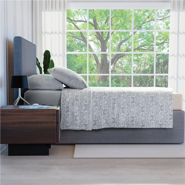 SÁBANA FLANNEL QUEBEC GRIS