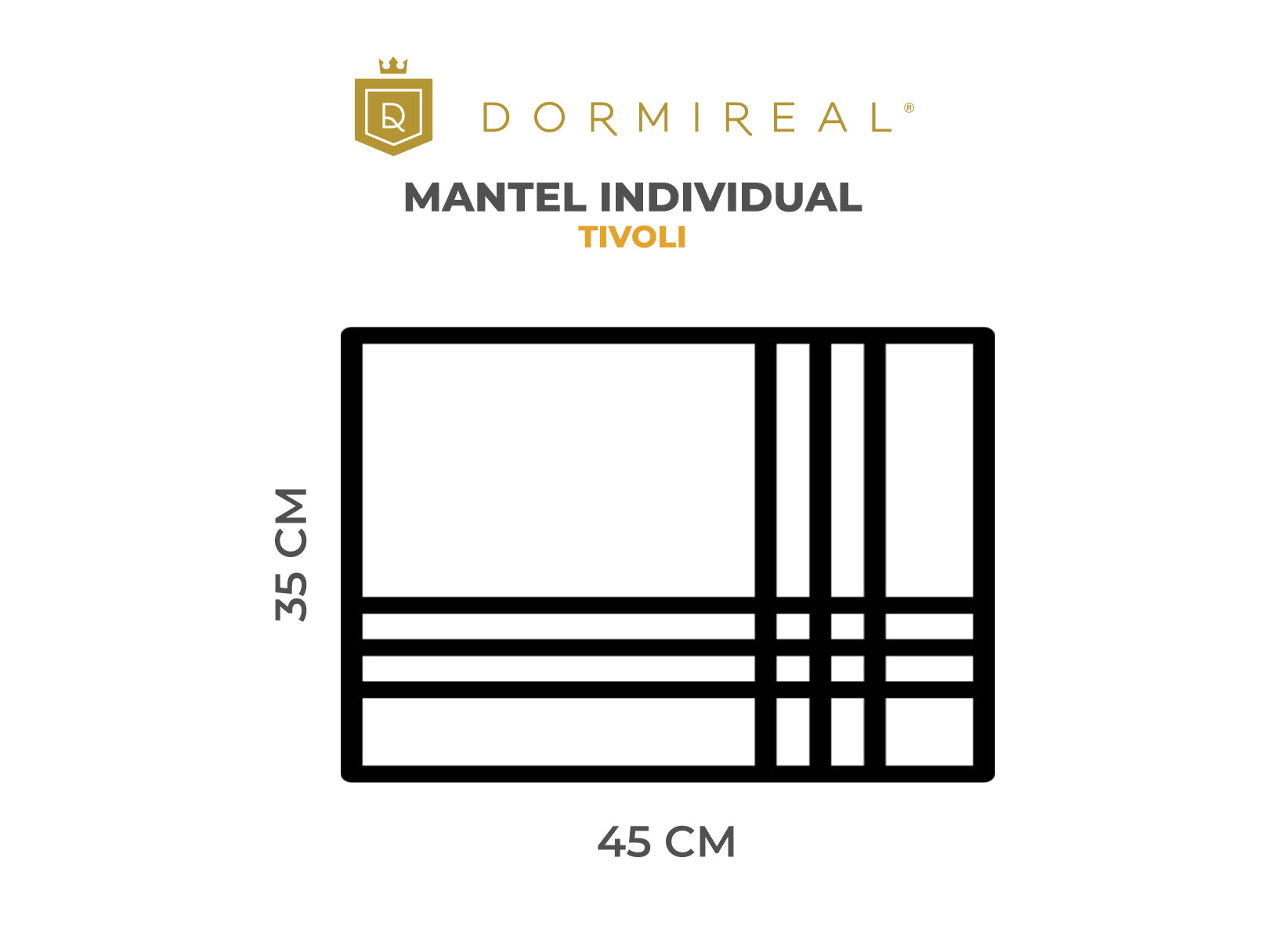 CAMINO DE MESA Y MANTELES INDIVIDUALES TIVOLI