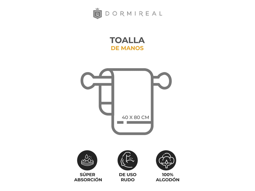TOALLA DE MANOS VARIEDAD DE COLORES