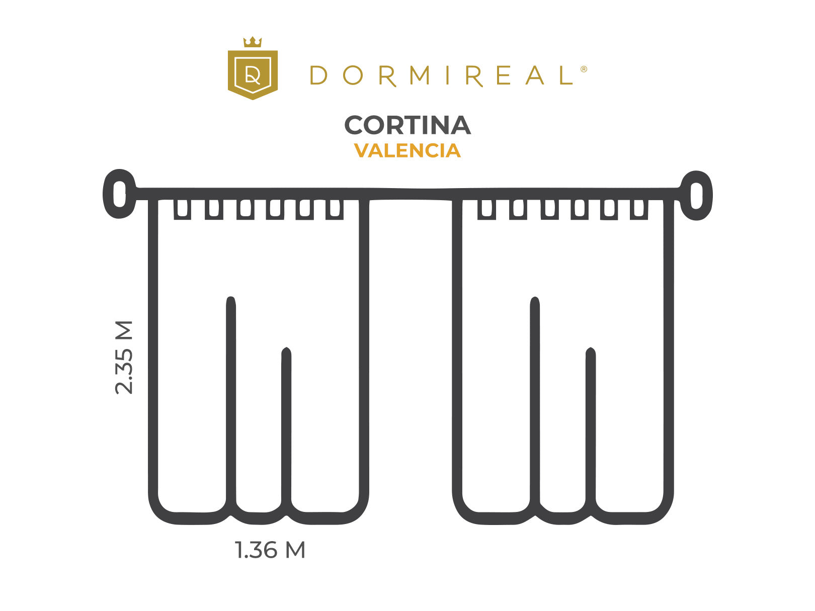 JUEGO DE CORTINA VALENCIA