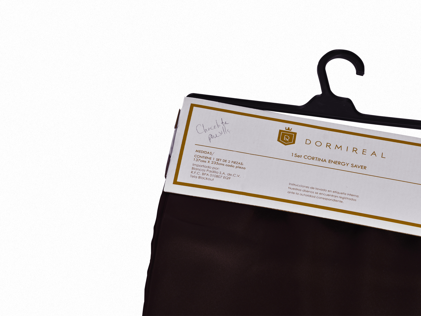 CORTINA ENERGY SAVER CHOCOLATE DE PRESILLA