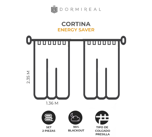 CORTINA ENERGY SAVER RUST DE PRESILLA