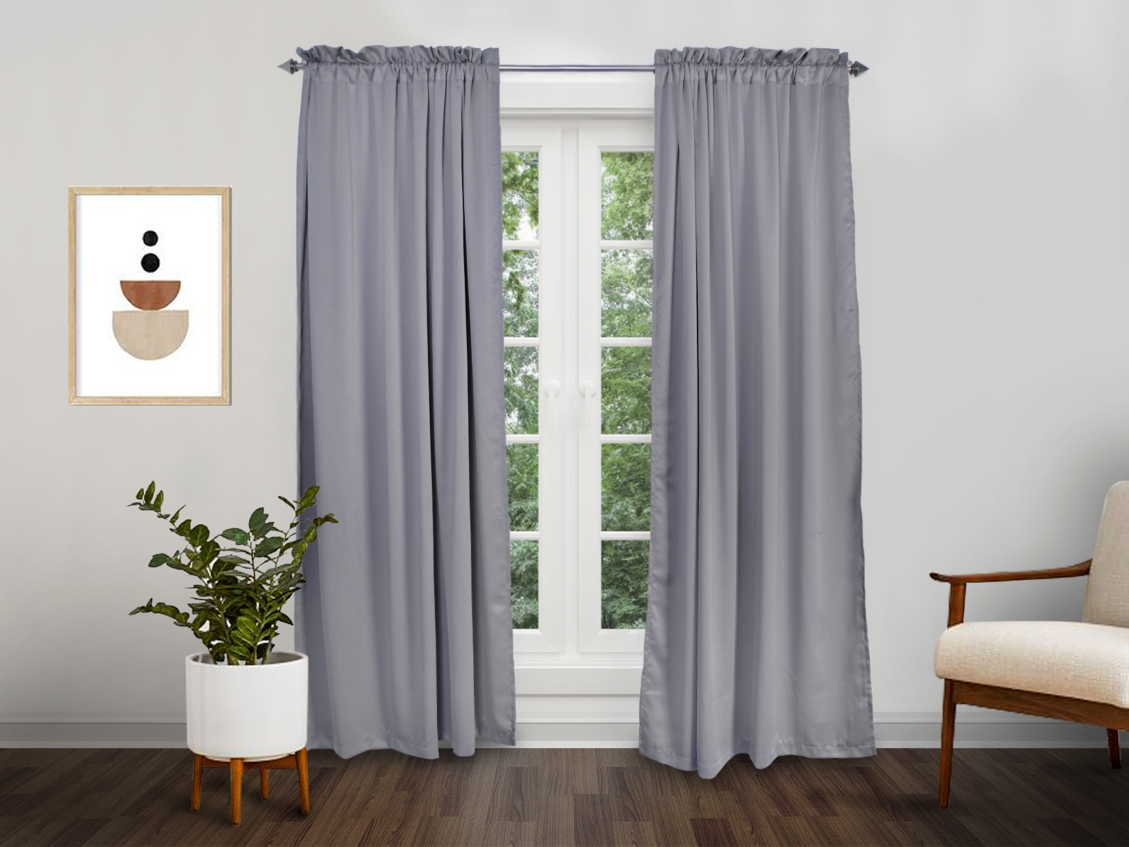 CORTINA ENERGY SAVER CHARCOAL DE PRESILLA