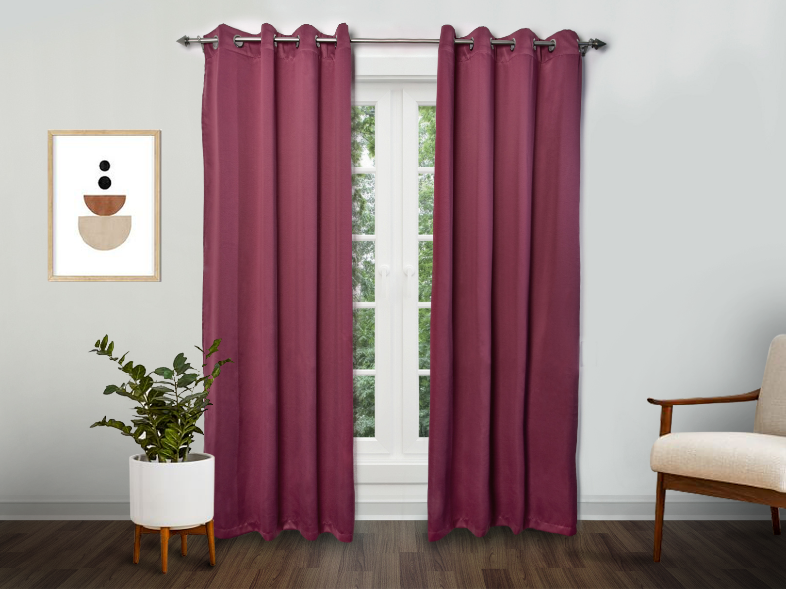 CORTINA ENERGY SAVER DUSTY ROSE DE ARGOLLAS