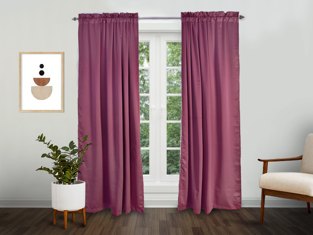 CORTINA ENERGY SAVER DUSTY ROSE DE PRESILLA